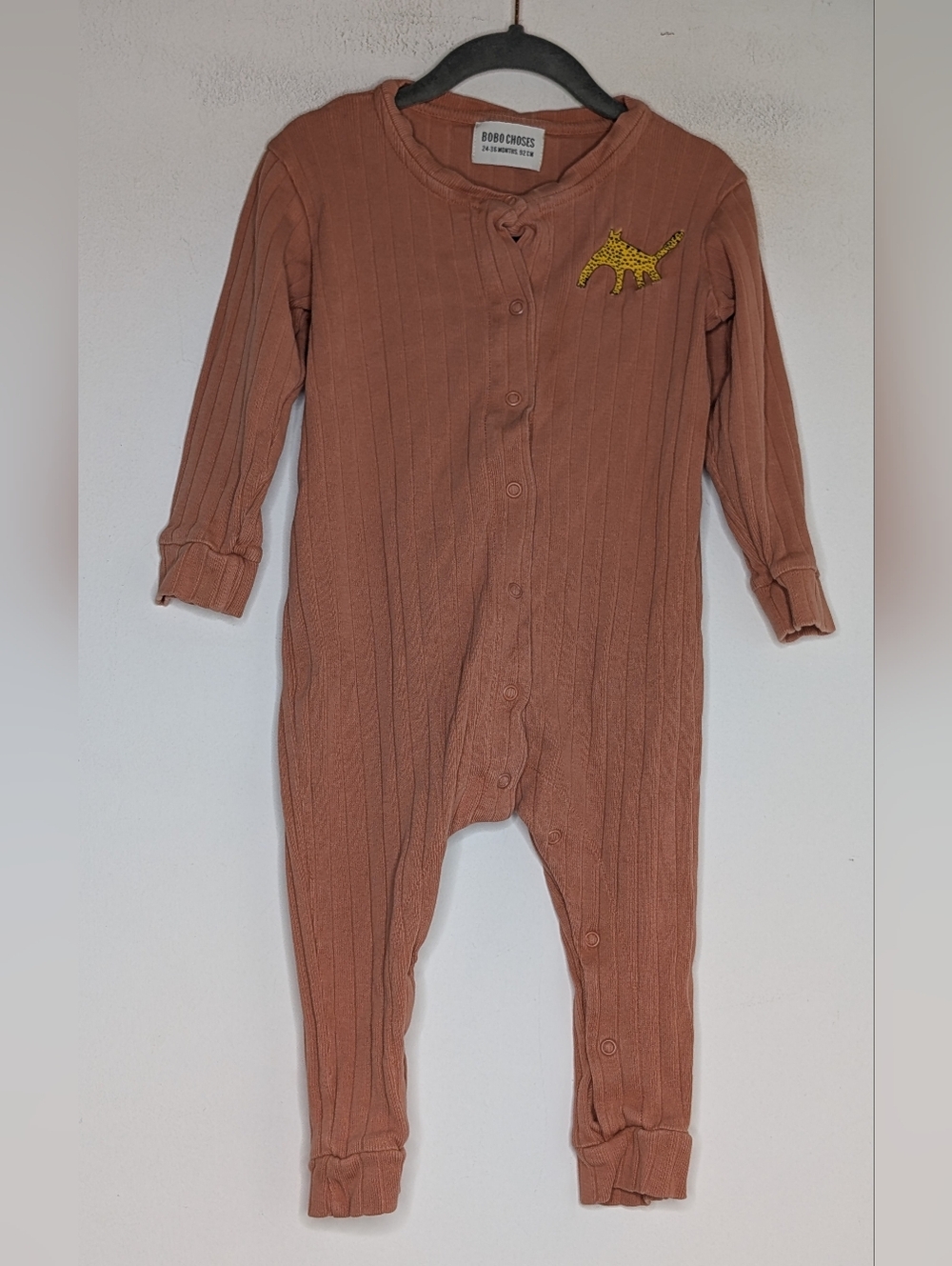 Bobo Choses Jumpsuit in Coral size 24-36 months